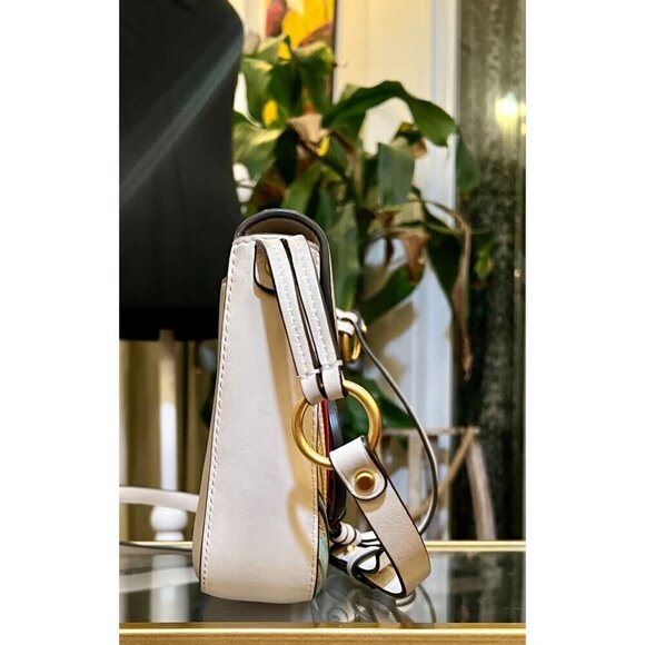 ♦️♦️ AUTHENTIC TORY BURCH MILLER STRIPED HANDBAG/CROSSBODY ♦️♦️ - Picture 6 of 11